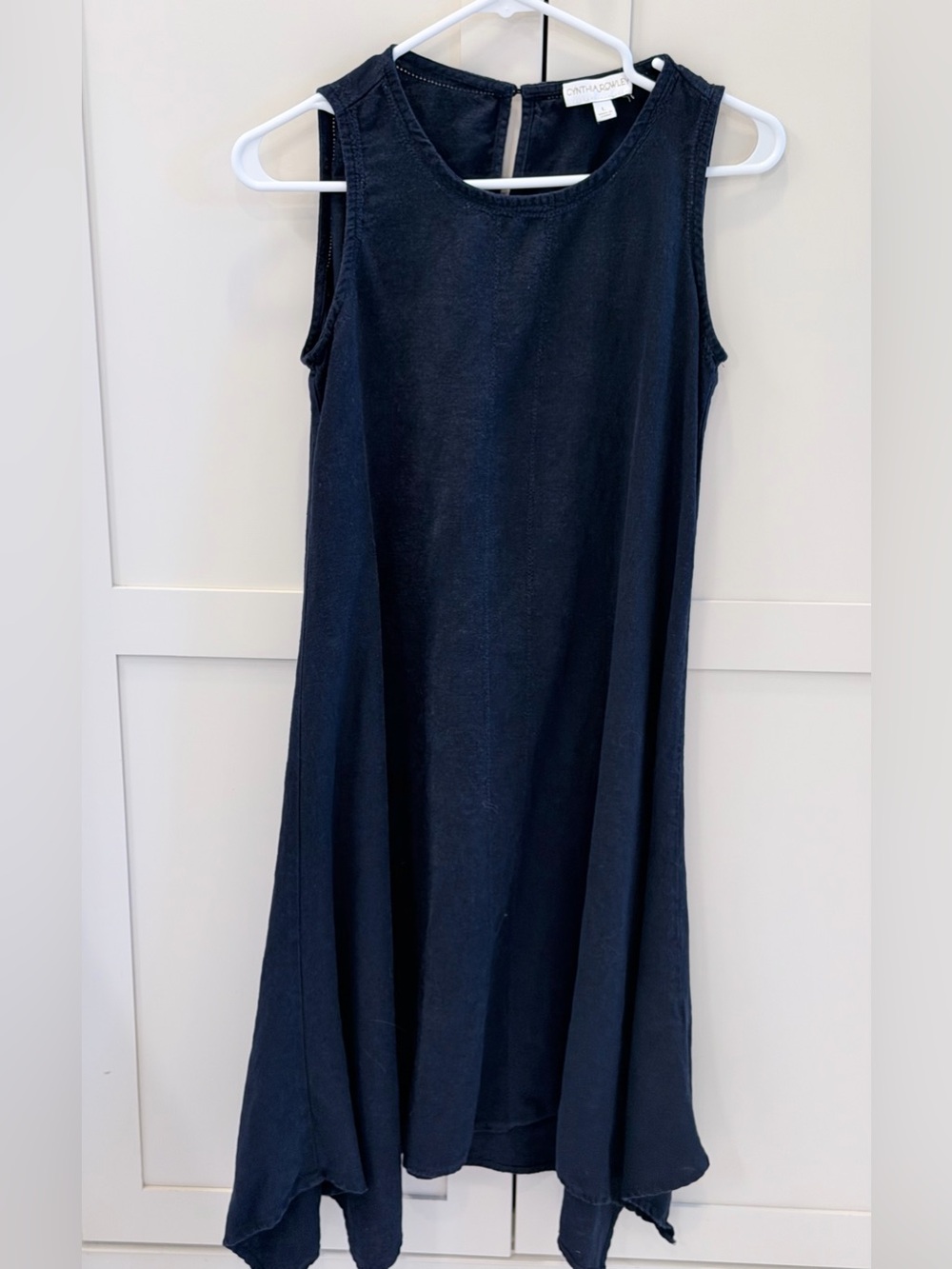 Cynthia Rowley Black Midi Tank Dress